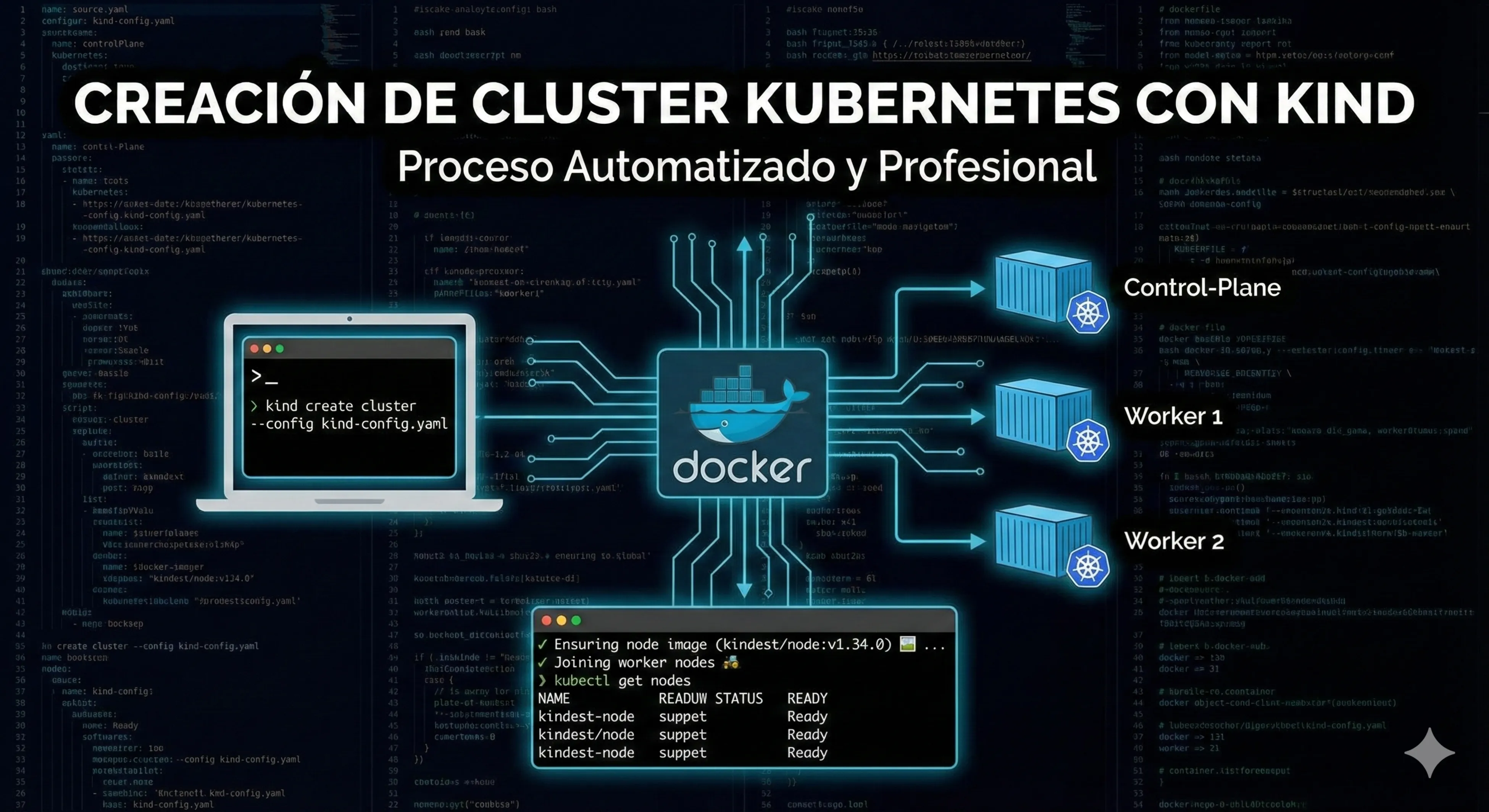 Cómo montar un laboratorio Kubernetes (v1.34) profesional en 2 minutos con Kind
